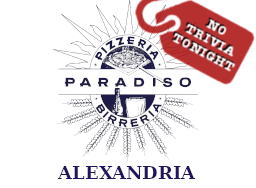 No Trivia Tonight - Pizzeria Paradiso (Alexandria)